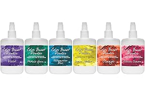 Color Burst Watercolor Powder - Brights (6 Pack)