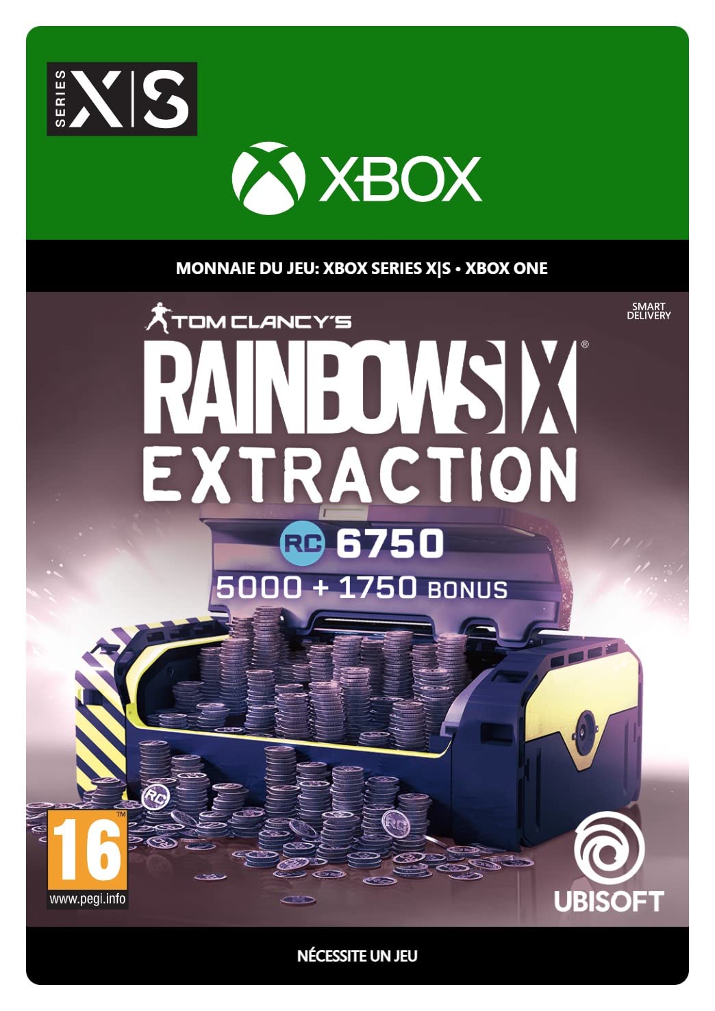 6750 REACT Credits Rainbow Six Extraction Xbox débloquez vos skins sans attendre - 2