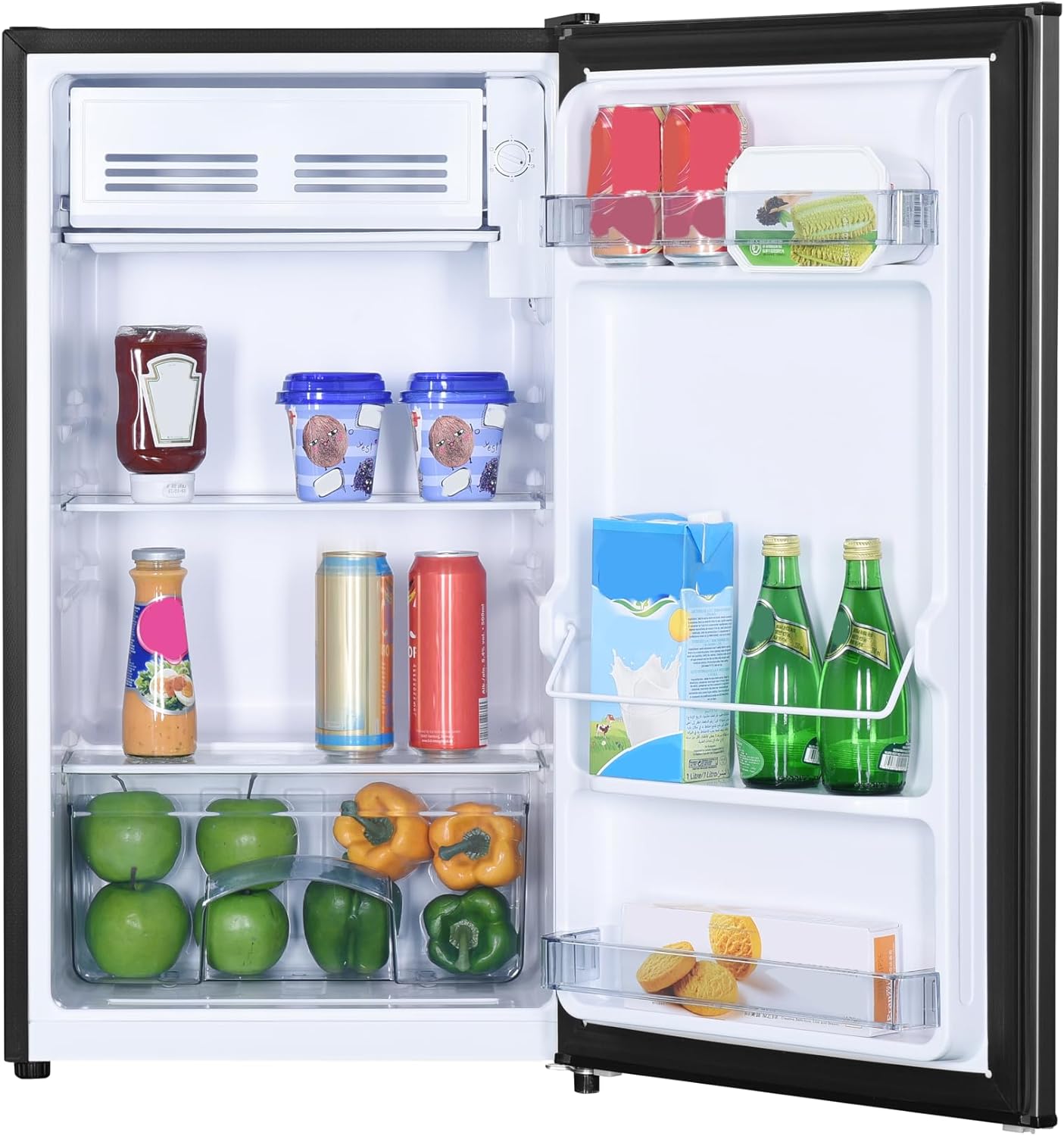 Danby Diplomat 3.2 cu. ft. Compact Refrigerator in Stainless Steel Look DCR033B2SLM