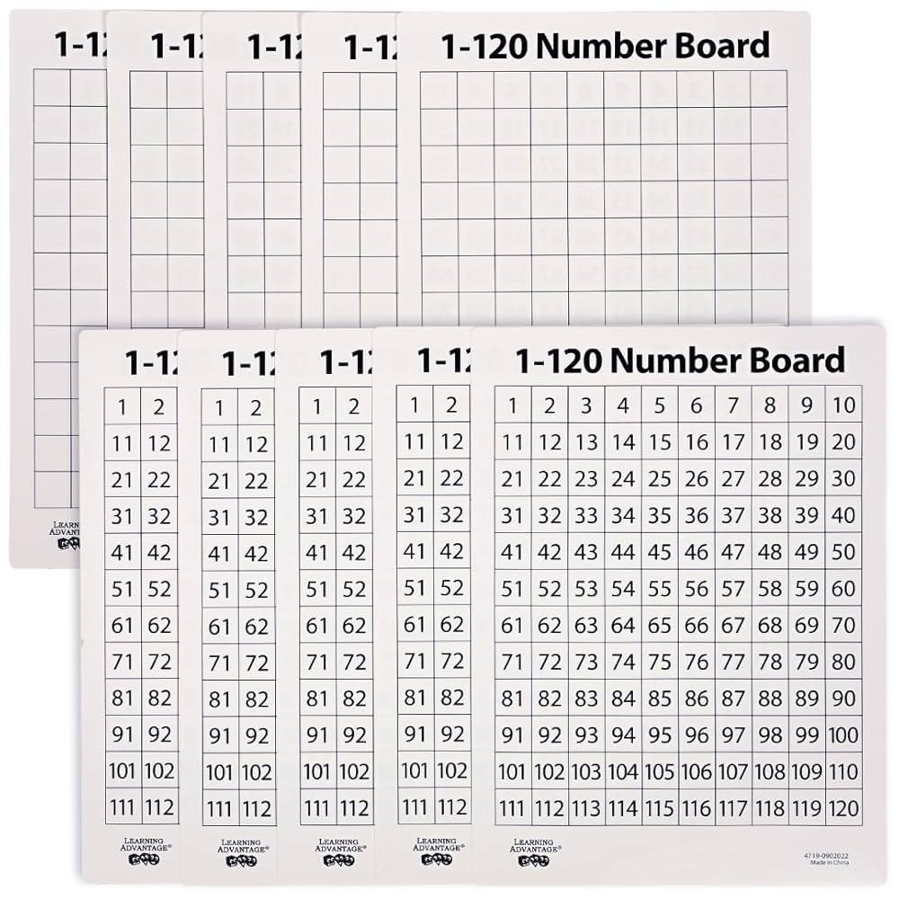 amazon-com-learning-advantage-dry-erase-boards-numbers-1-120-set-of-10-office-products for Free Printable Blank 1 120 Chart Amazon.com: LEARNING ADVANTAGE Dry Erase Boards - Numbers 1-120 - Set of 10 : Office Products for Free Printable Blank 1 120 Chart