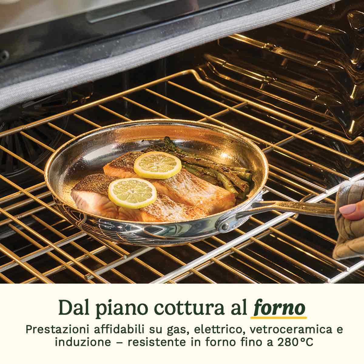 Cuisinart® Chef’s Classic™ Set pentole 11 pezzi | Fondo incapsulato | Induzione | Manici Cool Grip™ | Misure integrate | Lavastoviglie | Cottura uniforme | Acciaio inox