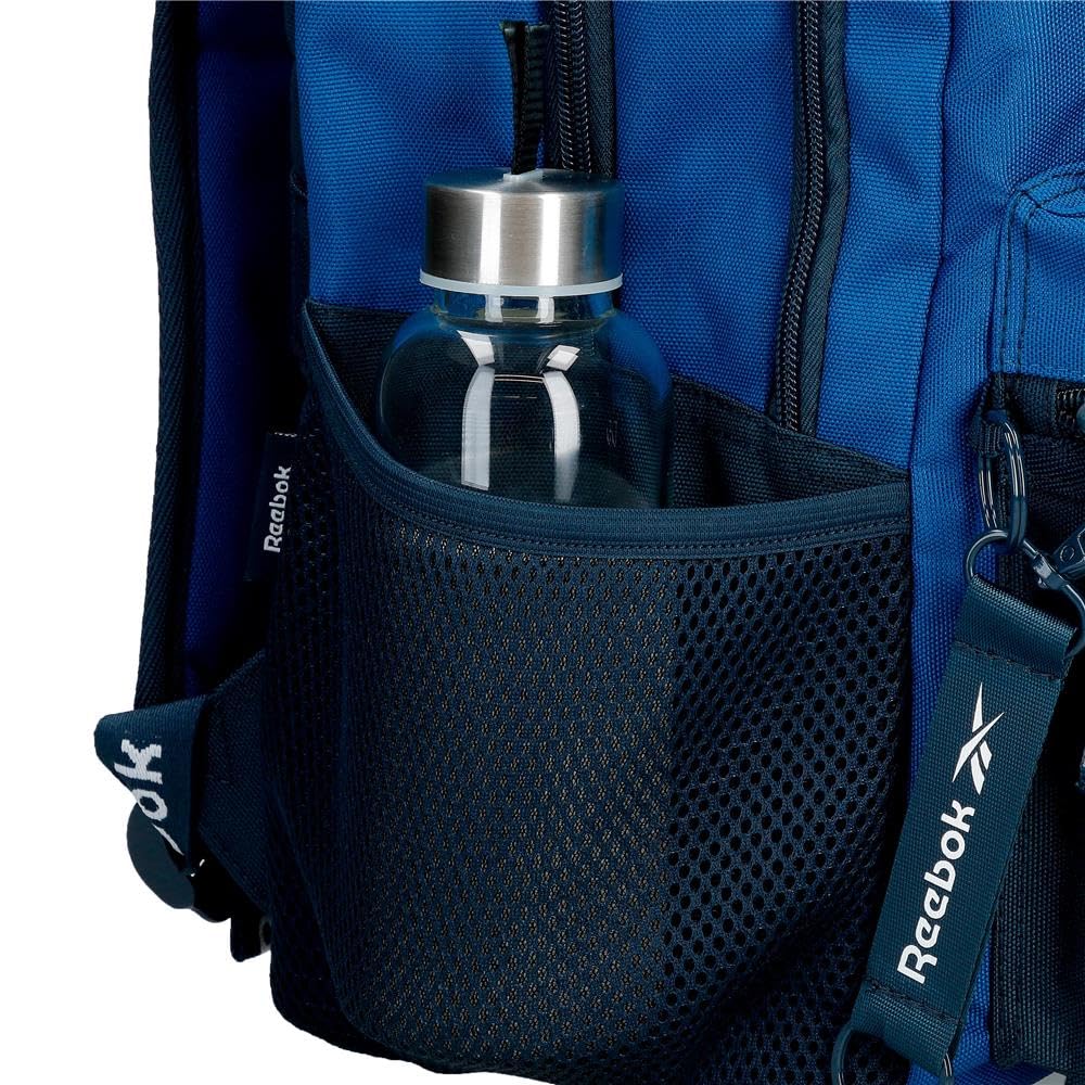 Reebok Atlantic Mochila Escolar, Azul, 31x44x15 cms