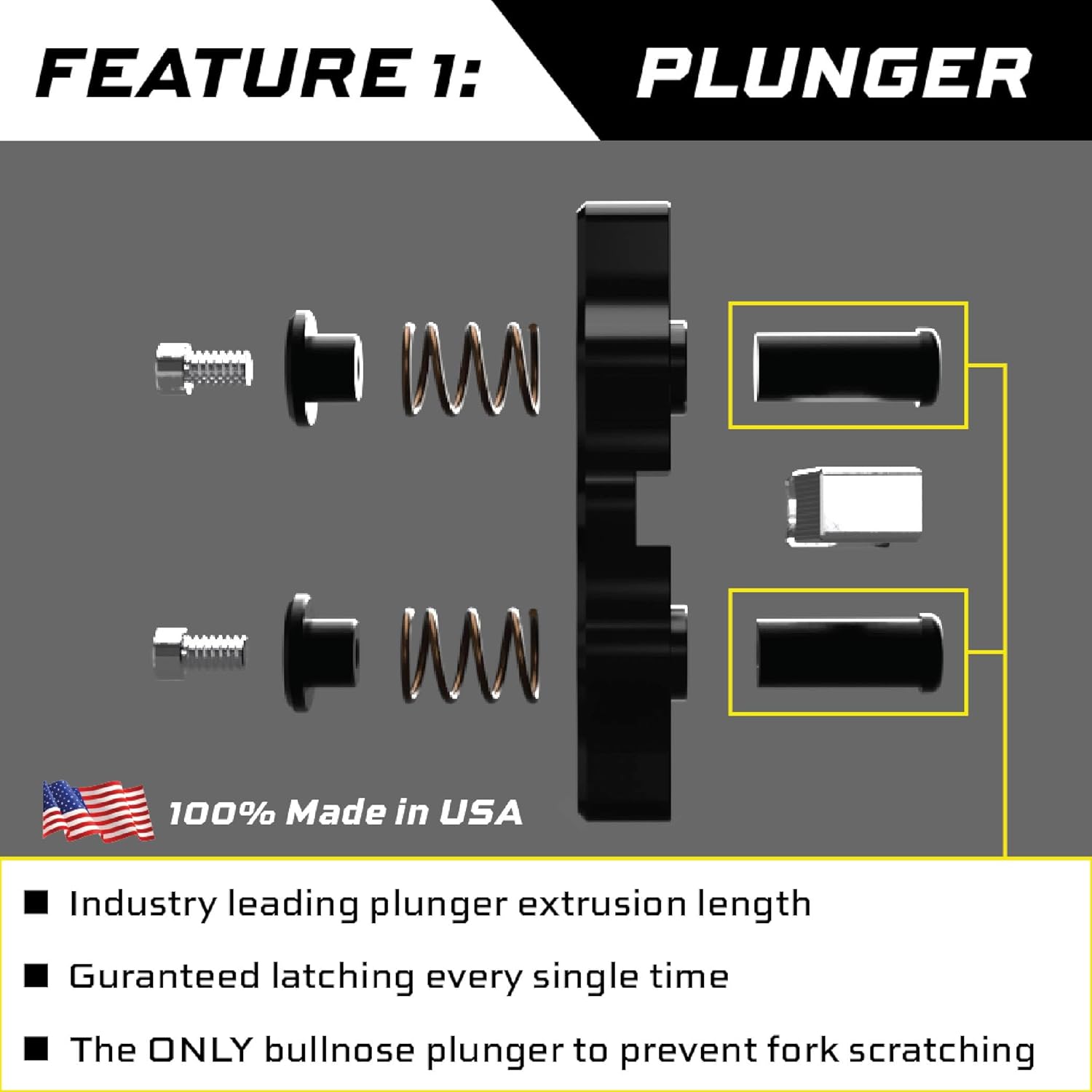 Tamer MX HH-2531 Double Button Motocross Holeshot Device – Fits GasGas, Husavarna, KTM, Honda, Kawasaki, and Suzuki - Black Launch Control System with WDS 2.0 Ring – MX Start Device – Made in USA