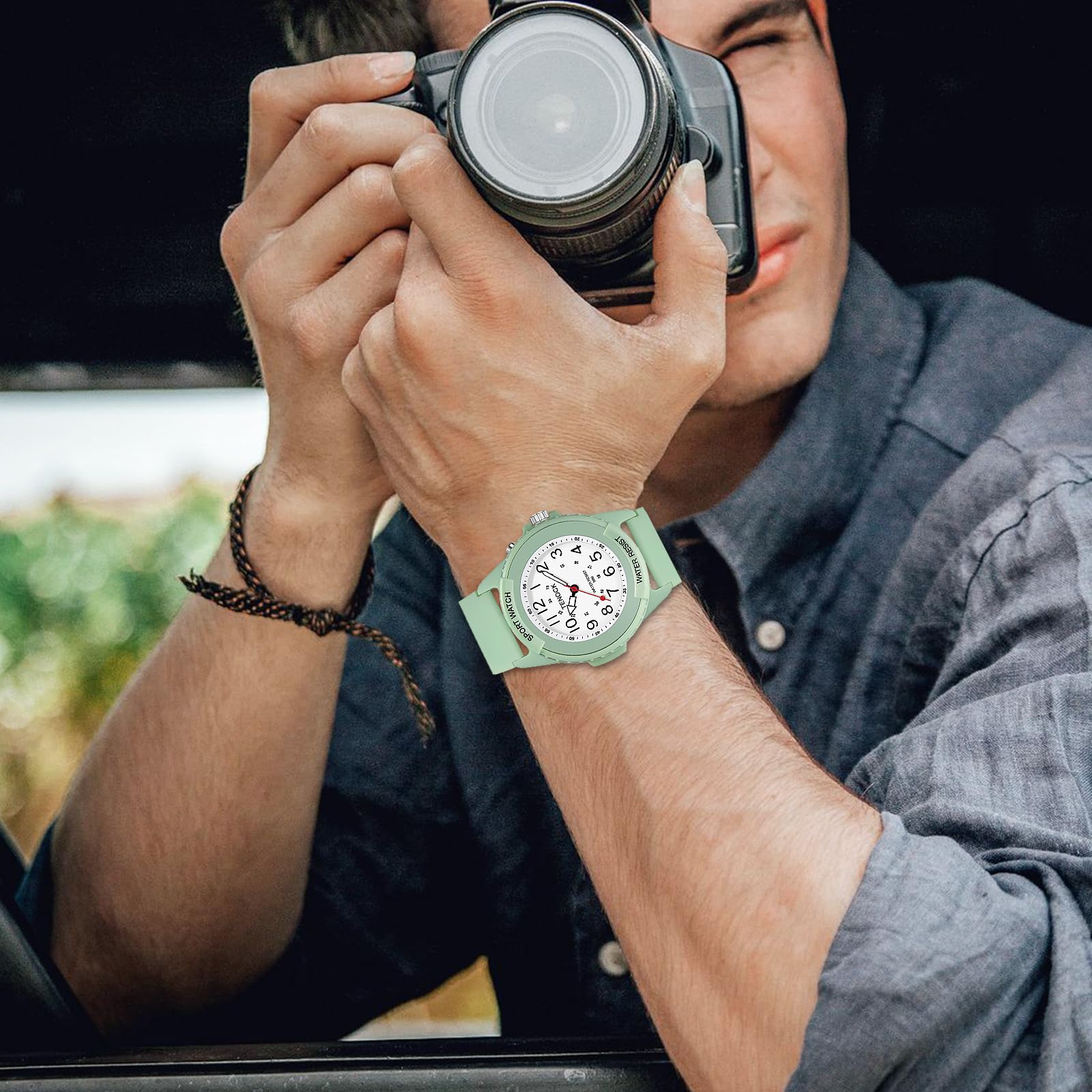 TENOCK Orologio Da Polso Sportivo Da Donna Analogico Al Quarzo 50 M Impermeabile Con Luce Notturna Per Abbinamenti Casual O Attività Sportive