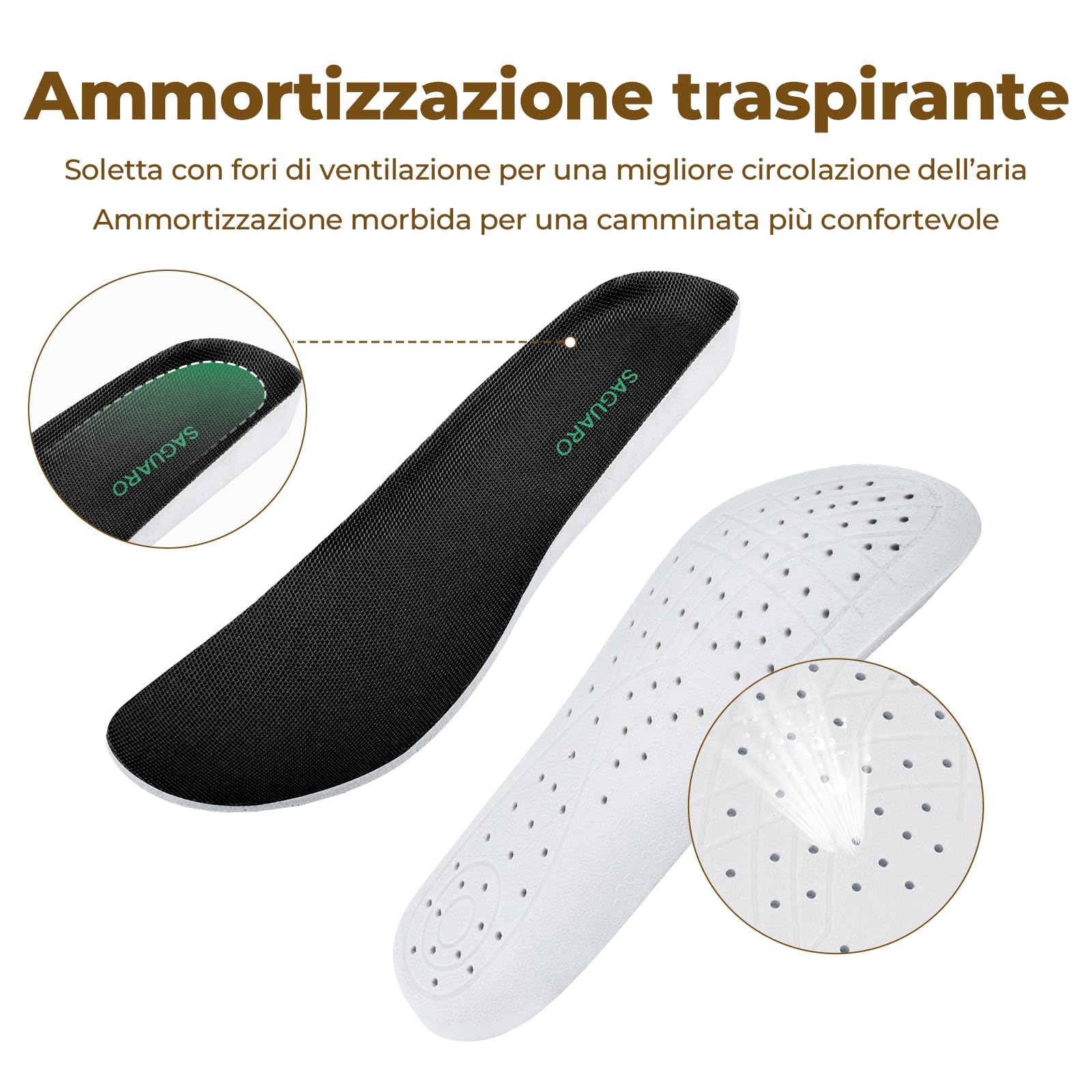 SAGUARO Sandali Donna Antiscivolo e Traspiranti, Sandali da Trekking per Escursionismo e Attività Outdoor, Taglie 36-42 EU
