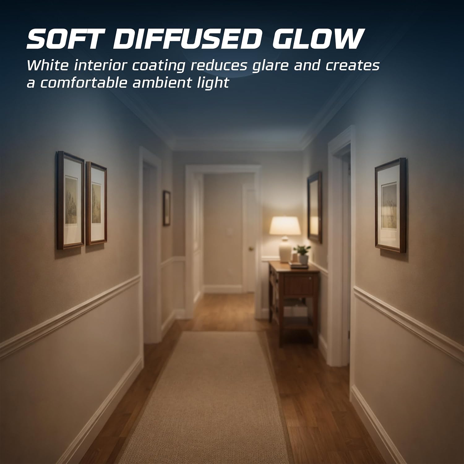 OHLECTRIC 12" White Mushroom Ceiling Light Fixture, Frosted Glass Flush Mount with (2) 18W GU24 CFL Bulbs Included, 12" Diameter, Utility Style, Damp Rated Indoor Ceiling Lamp for Hallway & Bedroom