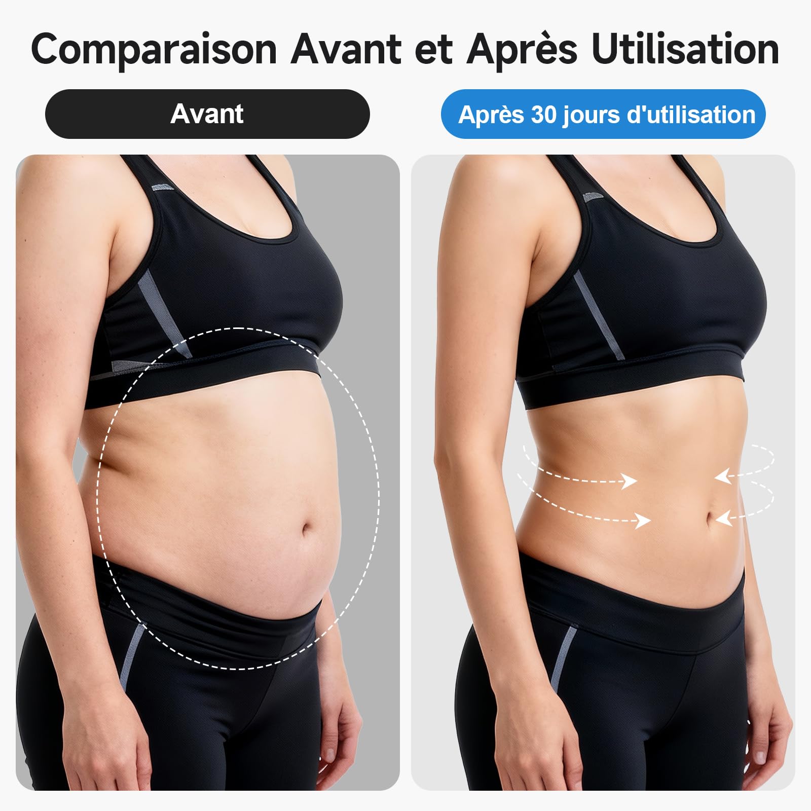 Ventouses 3 en 1 anti-cellulite | Ventouses, EMS, lumière rouge. Ventre/jambes/fessiers, 3–5 min/jour, peau ferme