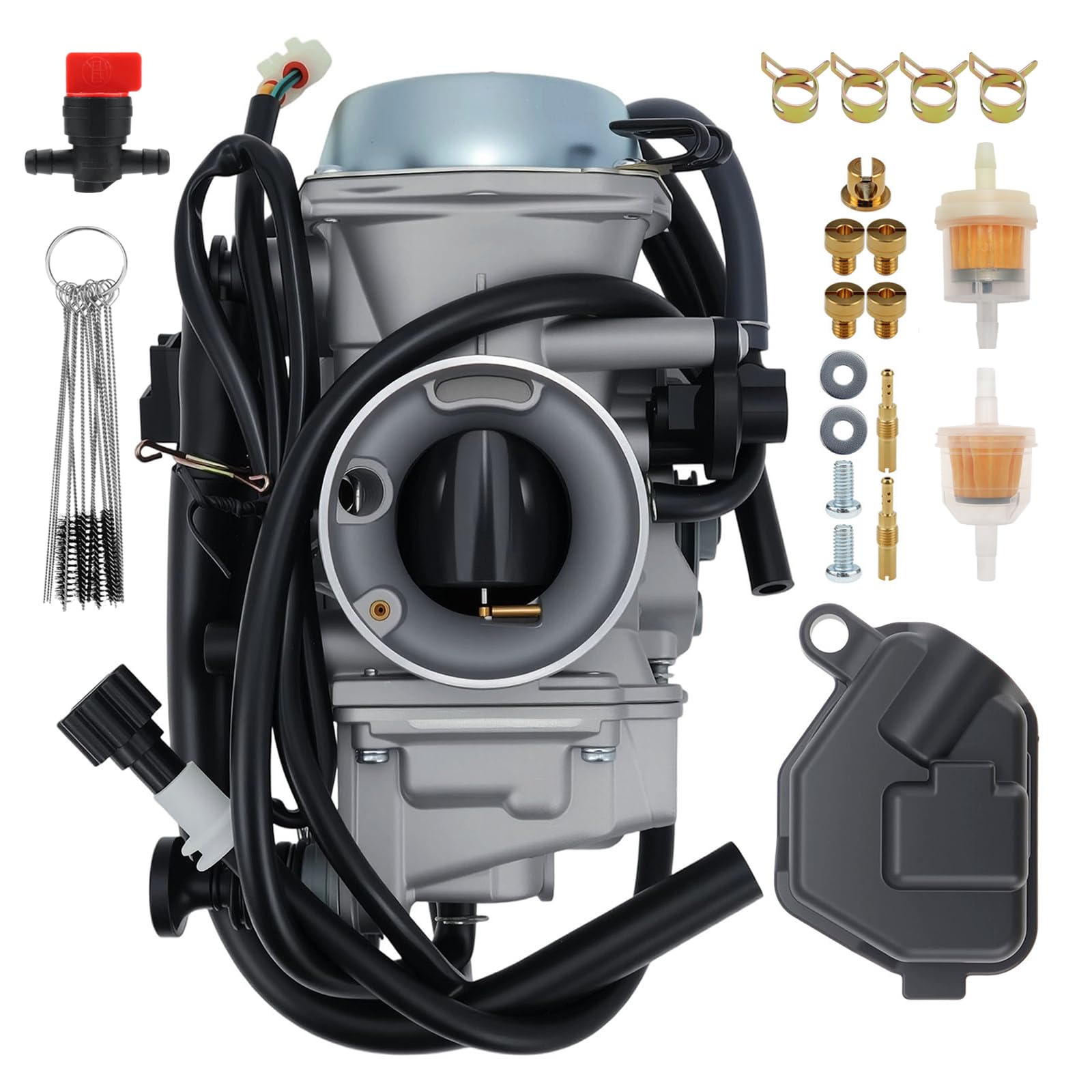 16100-HN7-013 Carburetor for Honda Rancher 400 TRX400FA TRX400FGA Carb 2004-2007 Carburetor 16100-HN7-A21 with Fuel Filter