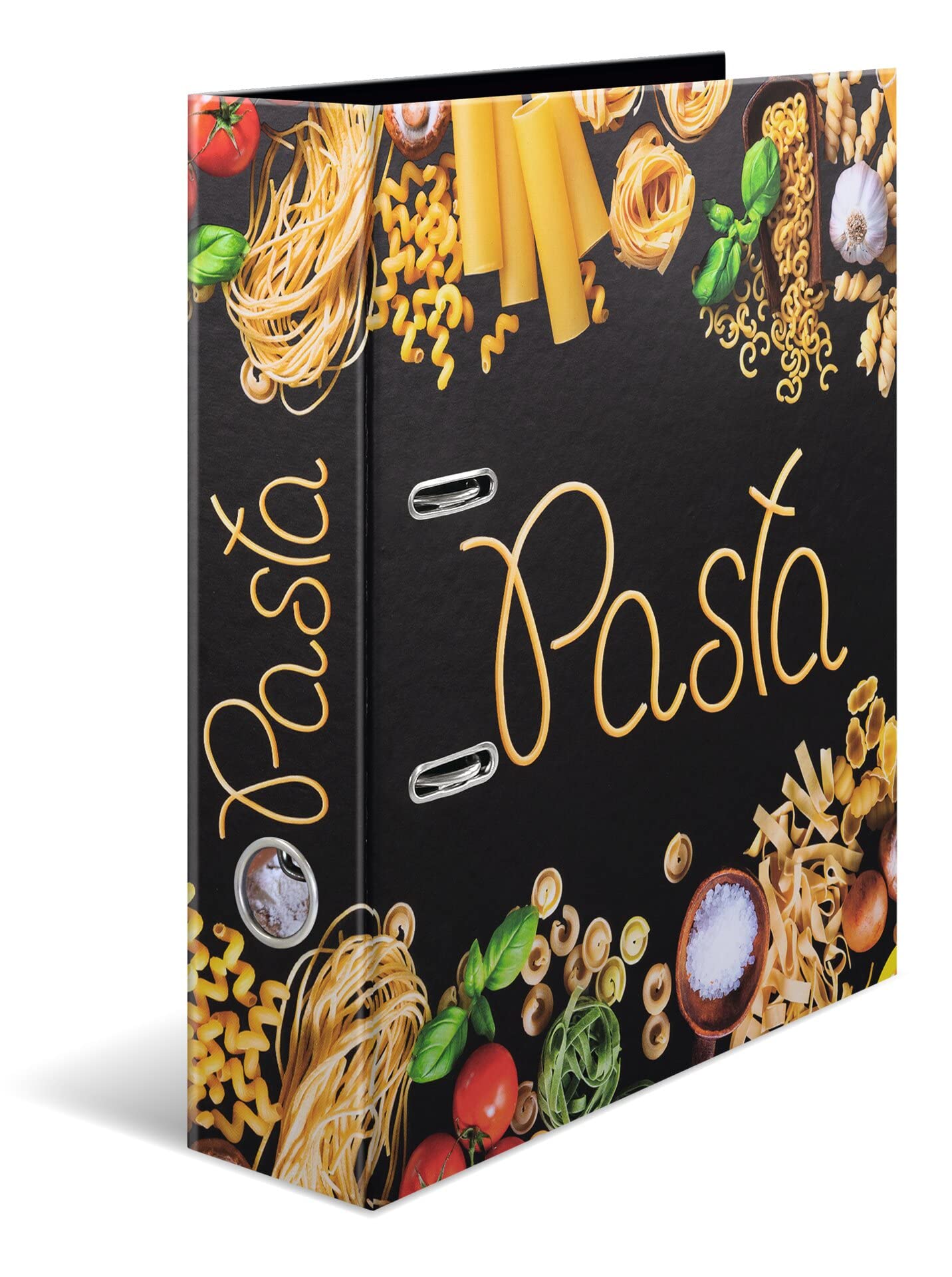 HERMA A4 Recipe Binder Pasta Set, 5 Pack, 7cm Wide, DIY Recipe Organizer, Gloss Finish Recipe Book Design with Inner Print
