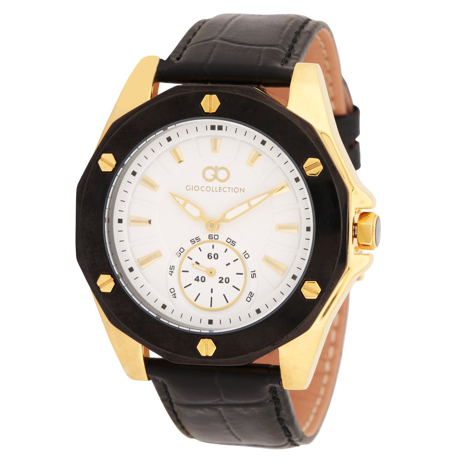 Gio Collection Analog White Dial Mens Watch-G1003-04 (B017SUYBV8) Amazon Price History, Amazon Price Tracker