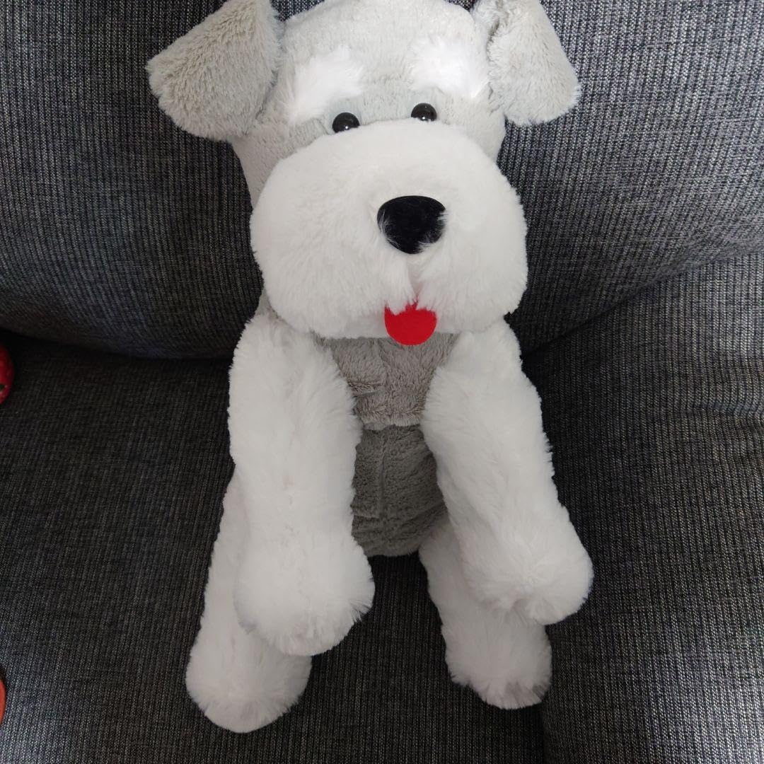 Amazon.co.jp: くったりシュナウザーファイン bigサイズ ぬいぐるみ