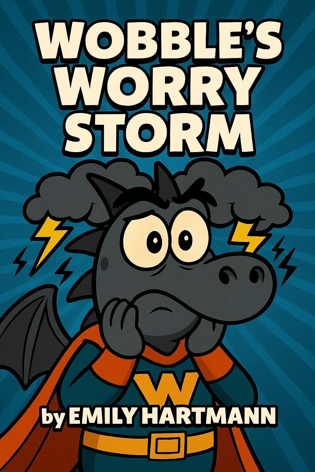 Wobble’s Worry Storm: A Children's Book About a Dragon that manage his Anxiety, BIG Emotions and Feelings (Dragon Squad 3)