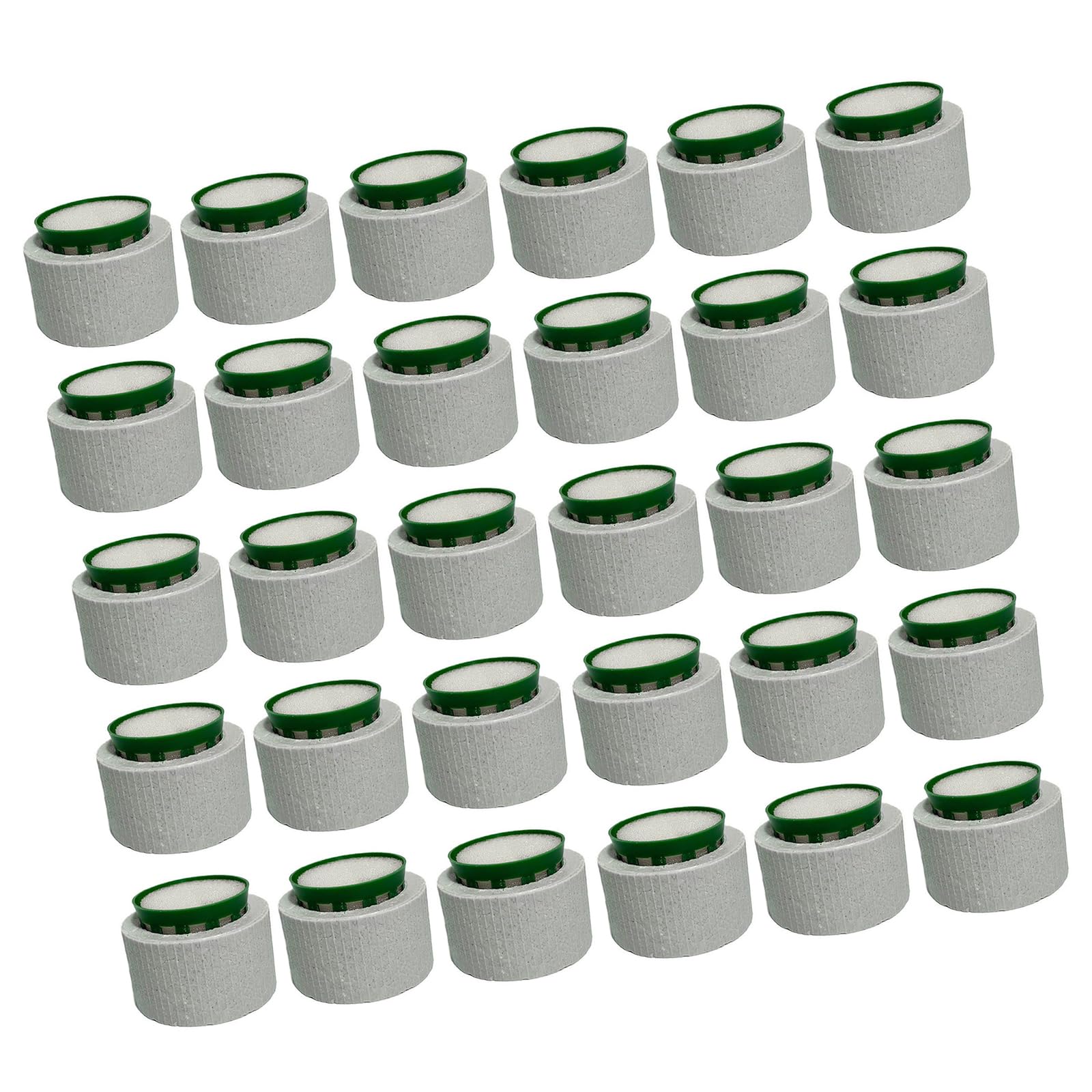 Ancoraggi per piante in ceramica con inserto in spugna, per una crescita sicura della vegetazione dell'acqua in acquari, paesaggi, acquari, piante, pesi, 30 pezzi
