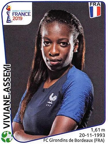 2019 Panini FIFA Women's World Cup France Album Stickers (Individual Sticker Only) Soccer #40 Viviane Asseyi France 2 Inch by 2 12 Inch Collectible