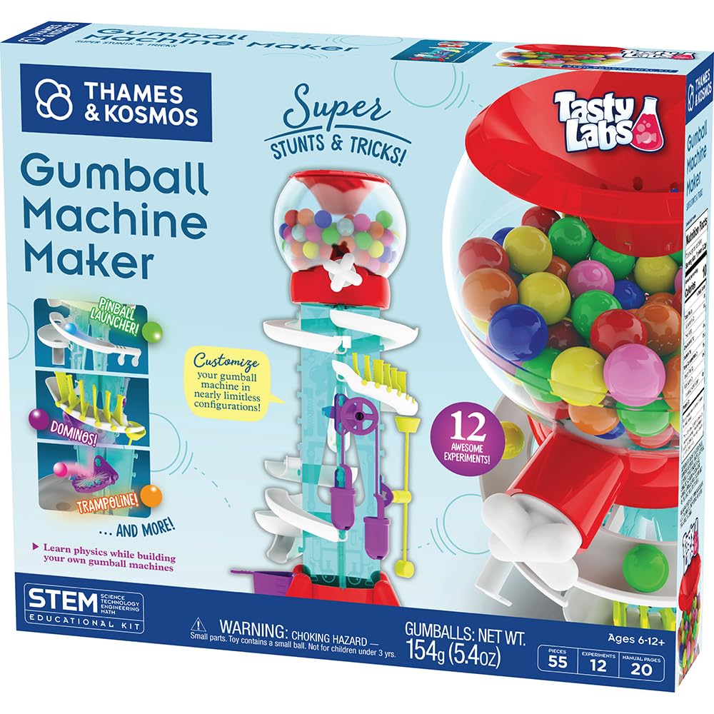 Amazon.com: Thames & Kosmos Gumball Machine Maker : Toys & Games