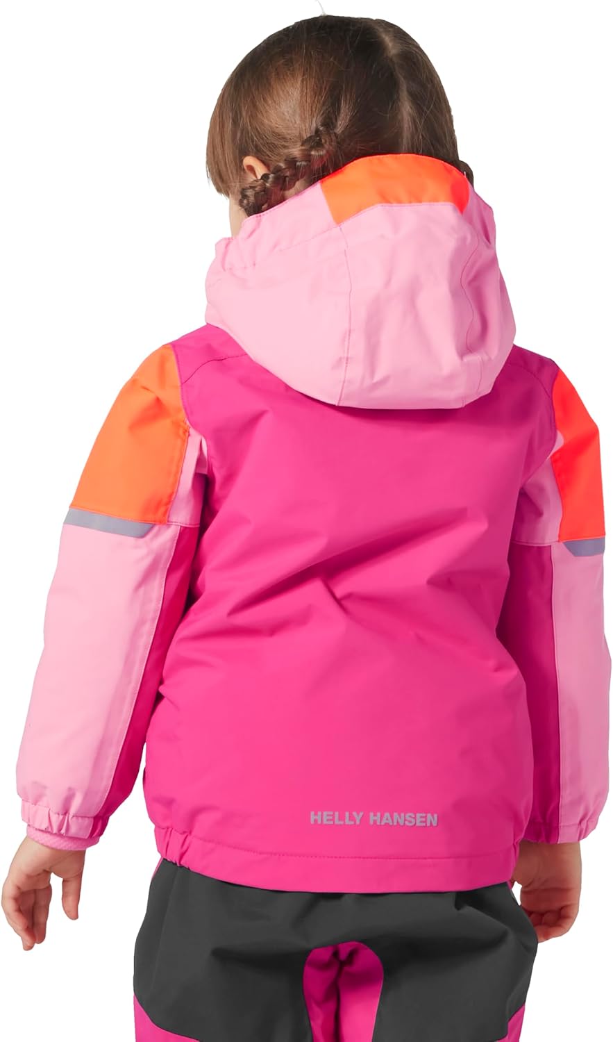 Helly-Hansen Rider 2.0 Insulated Ski Jacket for Kids - Waterproof, Breathable, Neon, Reflective, Recycled Materials - Image 6
