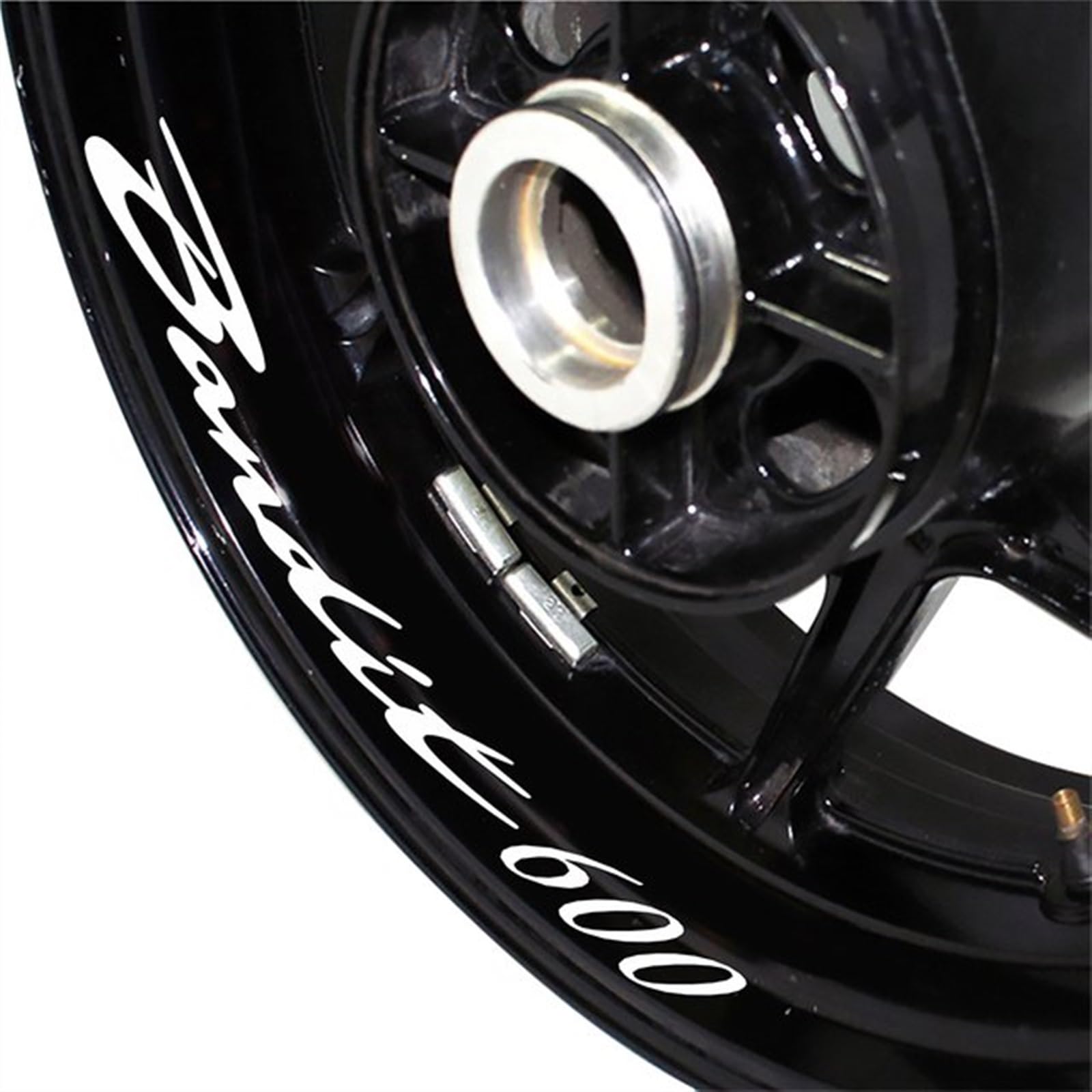 Motorcycle Reflective Wheel Rim Stripe Sticker Front Rear Full Set Decal for Suzuki for Bandit 600 Bandit600 Decorative(Color5)