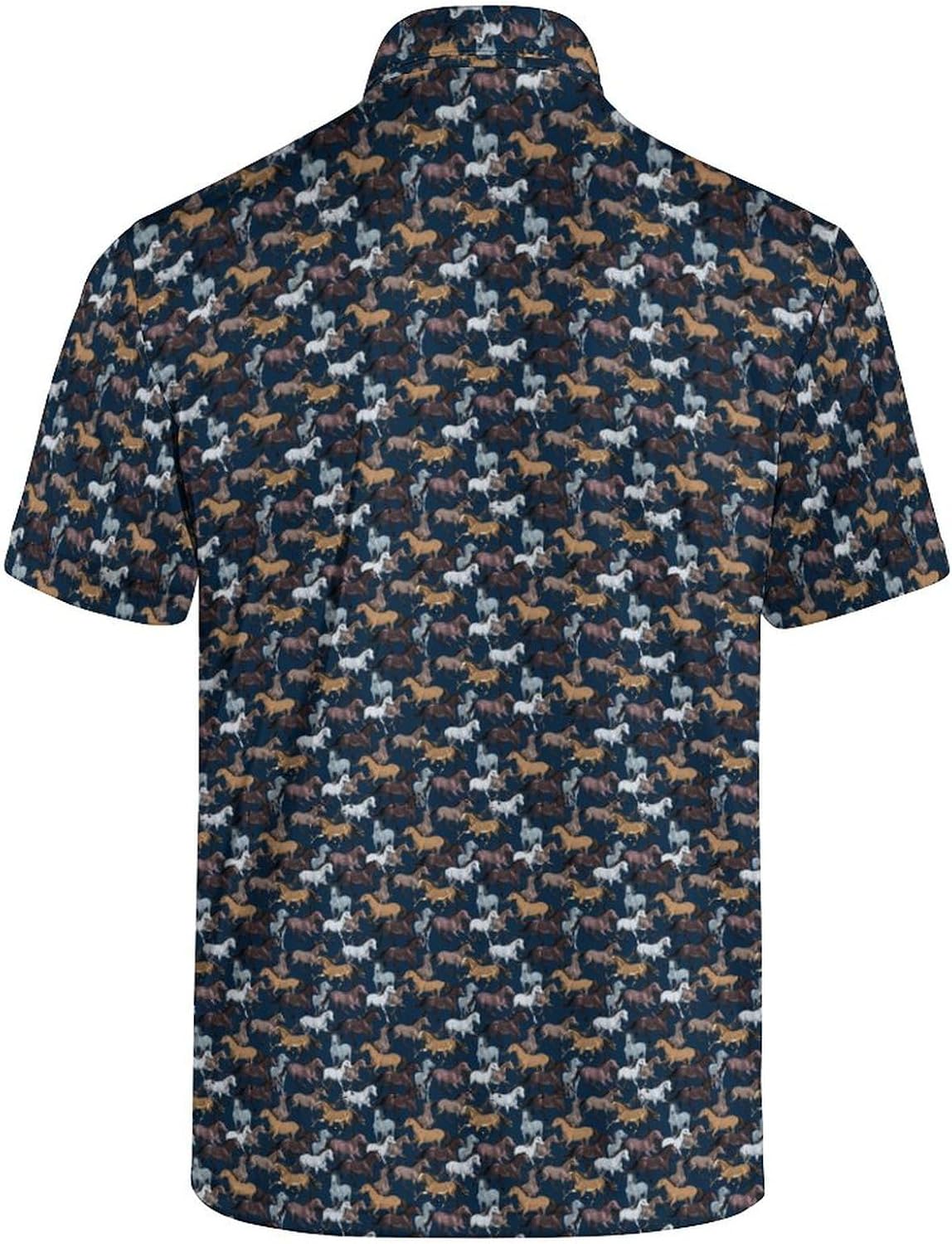 Men‘s Golf Shirt Funny Polo Shirts Short Sleeve Golf Polo Shirts Gifts Print Shirts