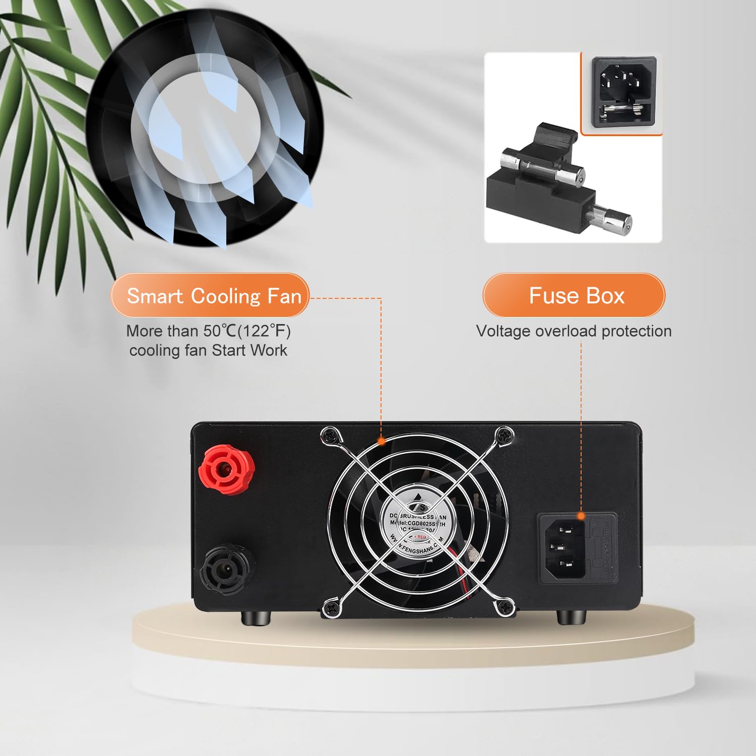 Alimentatore da Banco 200V 5A 1000W Alta Potenza Alimentatore da Laboratorio con OUTPUT/Encoder, Alta Tensione Alimentatore Regolabile Stabilizzato per Alimentazione di LED/Laboratorio/Inverter