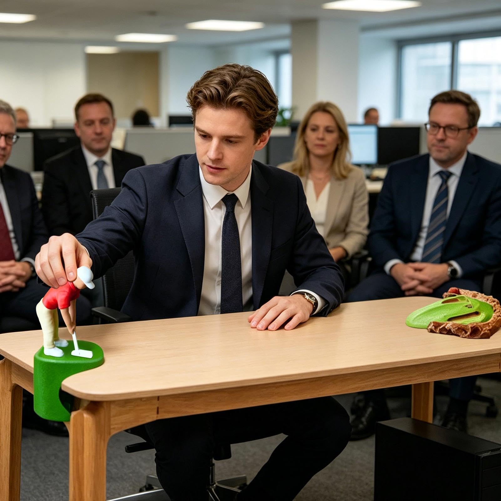 Mini Zestaw do Gry w Golfa Biurkowego Drukowany 3D Kompaktowy