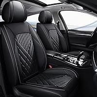 Vista 1 de TTX LIGHTING 2 fundas de asiento delantero de automóvil para Volvo XC40 2019-2023, fundas de asiento impermeables de piel sintética, compatibles