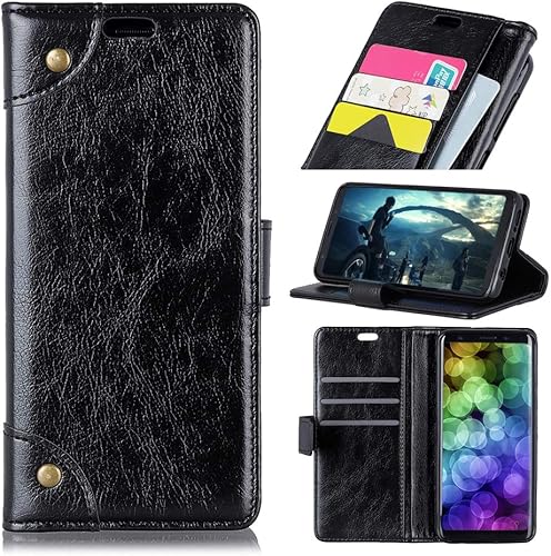 Funda Flip Portafoglio Custodia per Huawei Honor View Lite Nero Funda Flip Portafoglio Custodia per Huawei Honor View Lite Nero