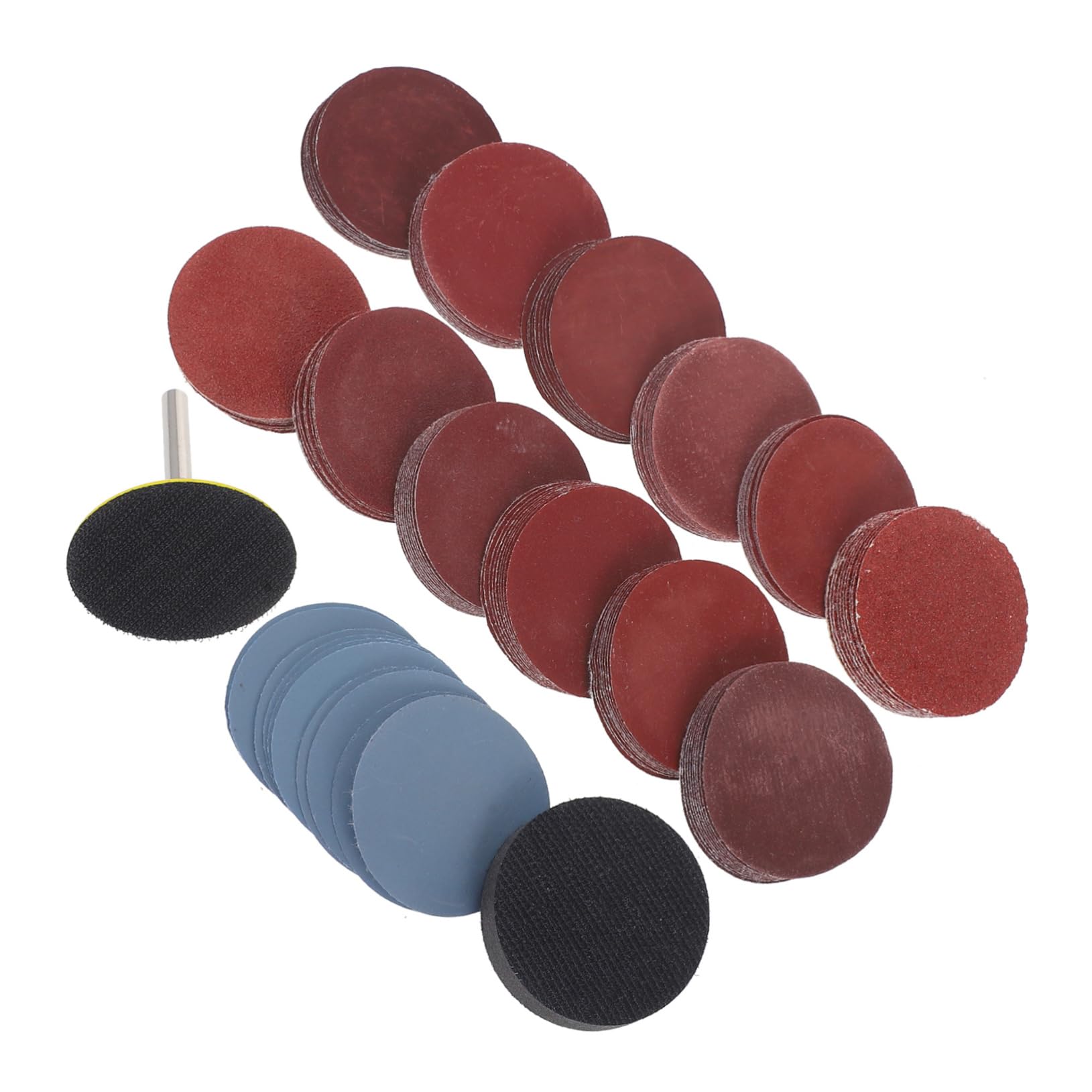 ULTECHNOVO 5sets Dischi Abrasivi Supporto Per Trapano Includendo Diverse Grane e Tampone Di Lucidatura Per Finitura Liscia e Professionale