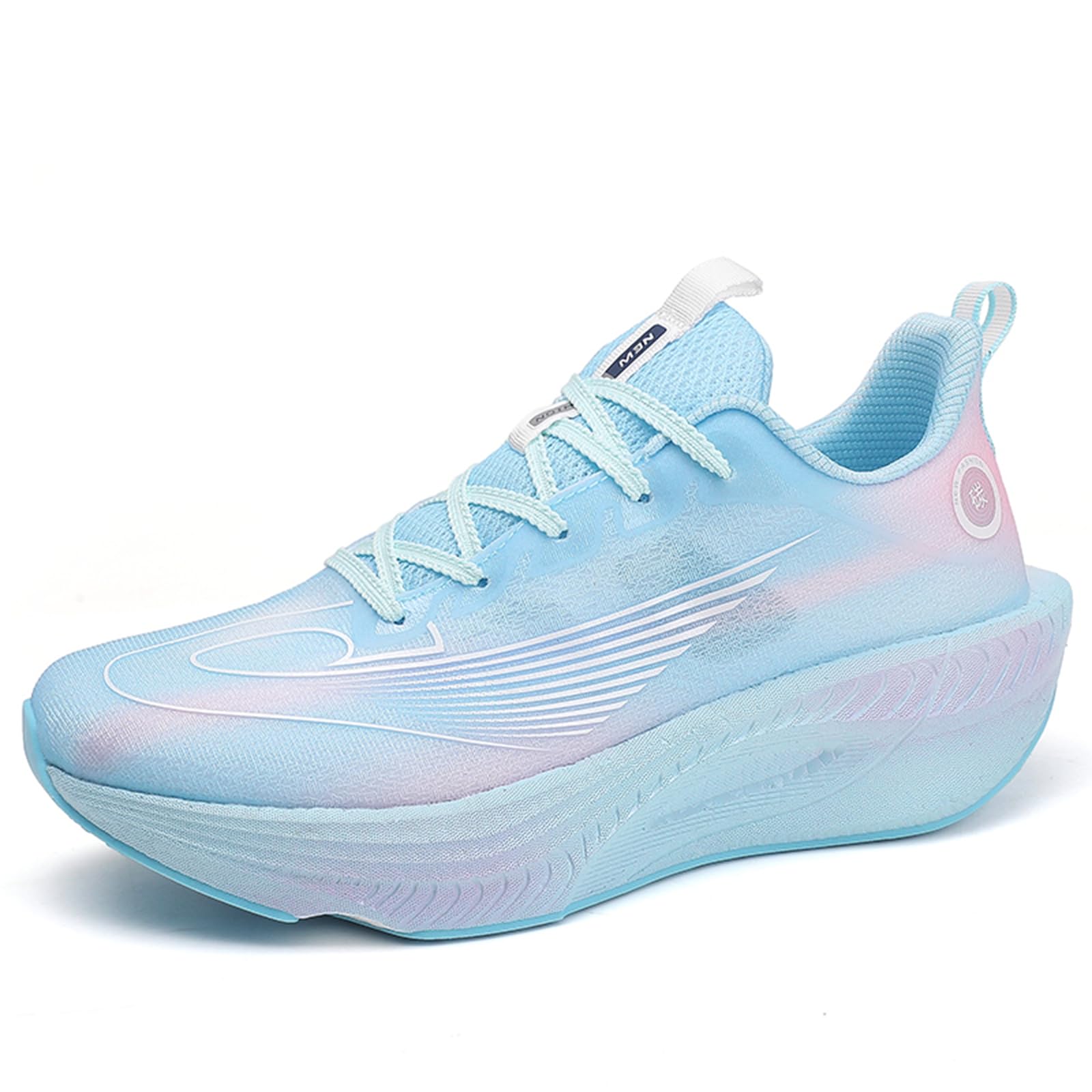 Zapatillas de Running Hombre Degradado Suela Gruesa | Zapatillas de Running Hombre Color Degradado Suela Gruesa Amortiguación Transpirables