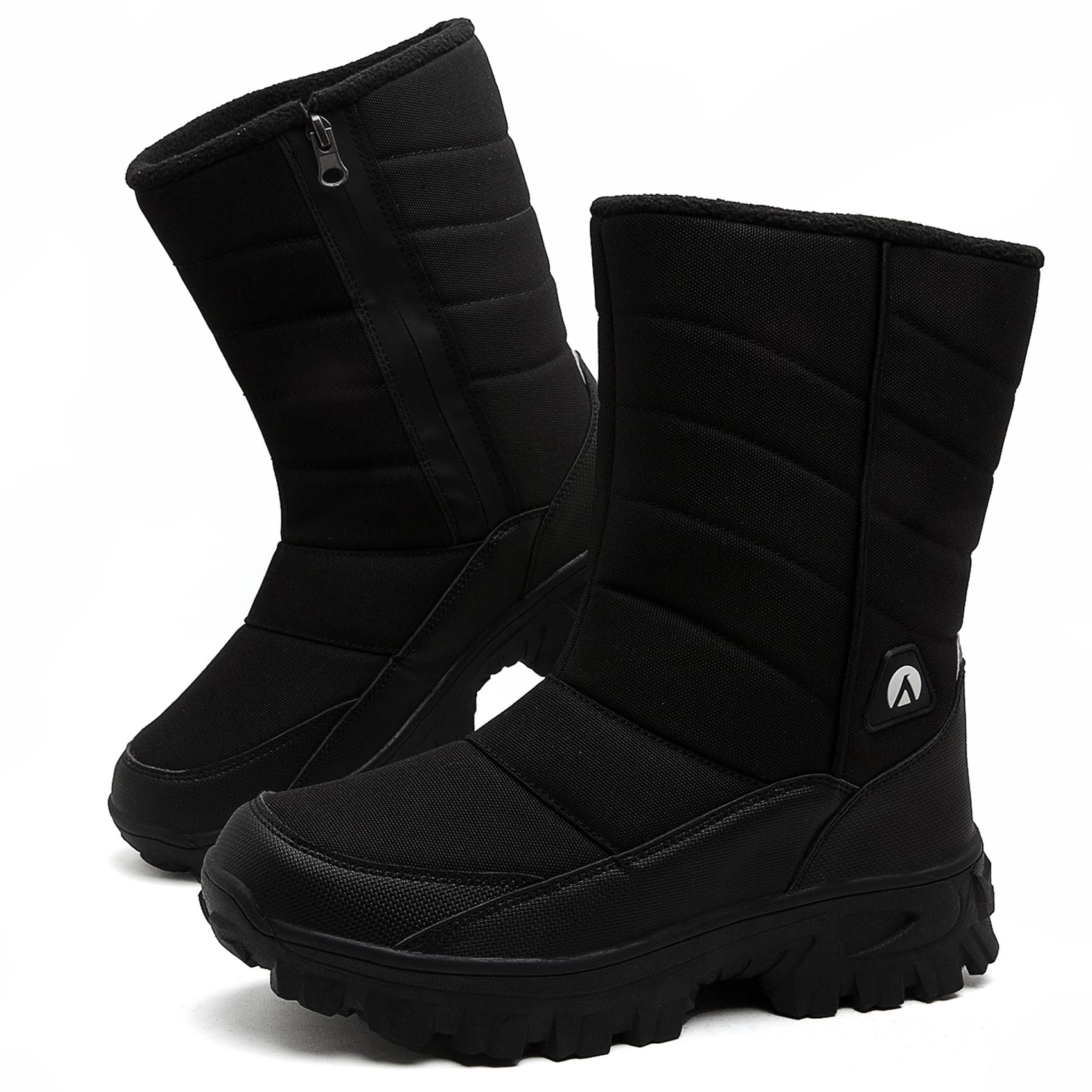 Schneestiefel Herren Wasserdicht Warm Gefüttert Winterstiefel Outdoor Leicht Wanderschuhe Rutschfest Winterschuhe