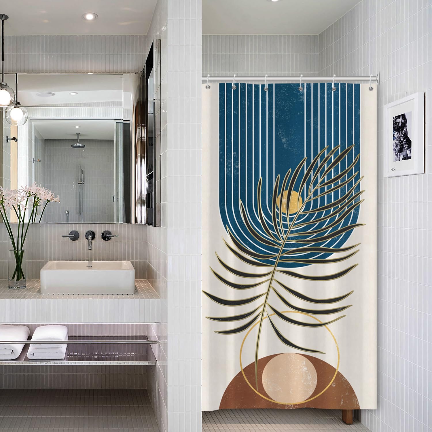 ASDCXZ Boho Shower Curtain 90x180 cm - Image 2