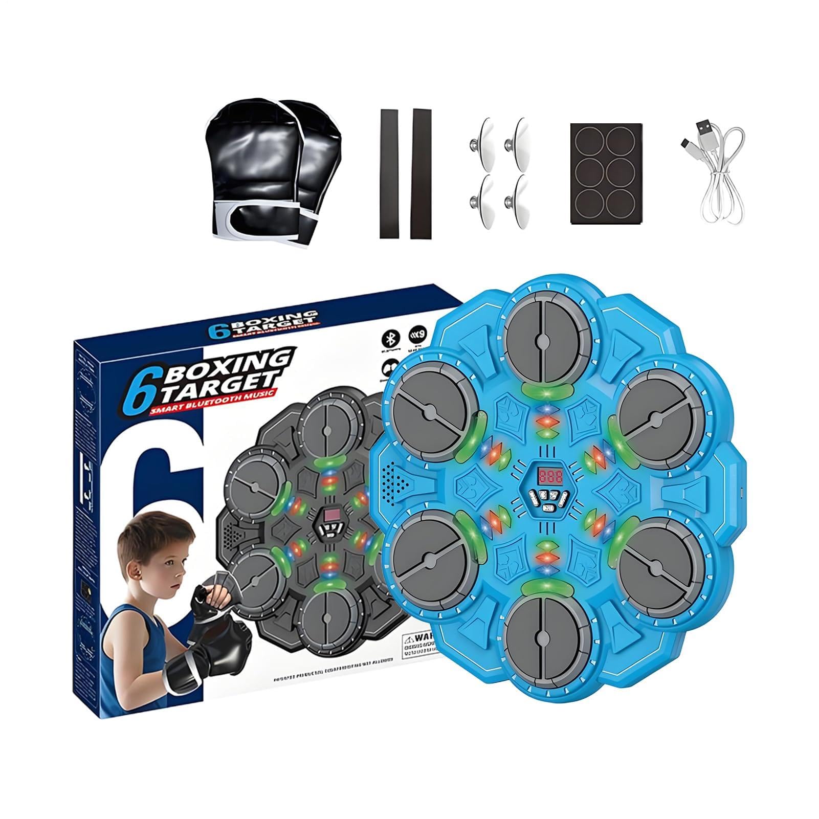 Machine de boxe musique sans fil et rechargeable pour l'entraînement connecté à la maison - 8