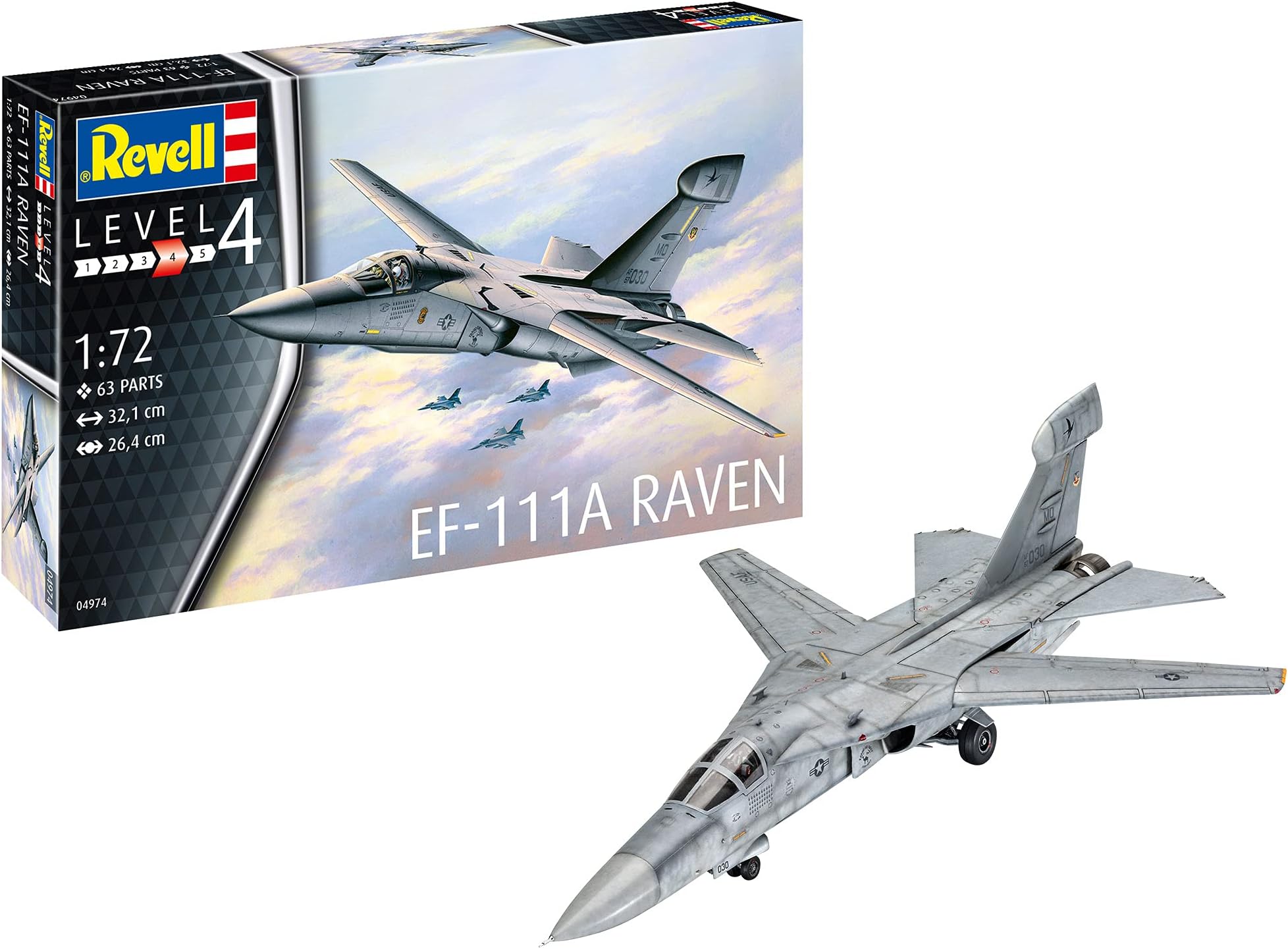 04974 EF-111A Raven Plastic Model kit, 1:72