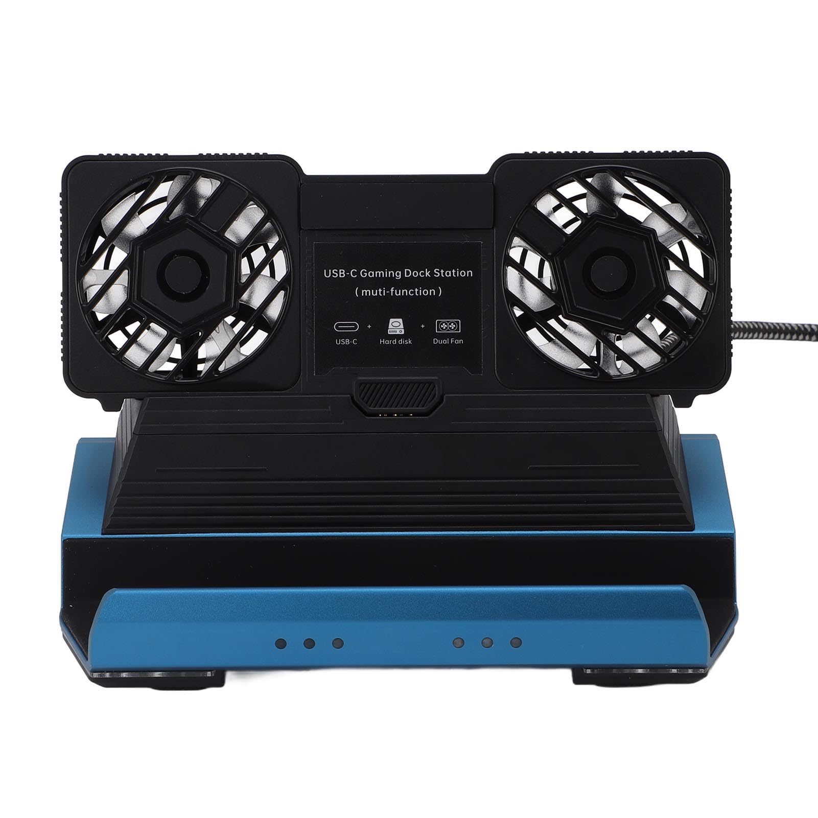 Generic Estación de Acoplamiento Multifuncional para Legion Go para Claw con Ventilador de Refrigeración Dual, Transferencia de Datos Rápida, Salida 4K 60 Hz, Base USB C para Jugadores