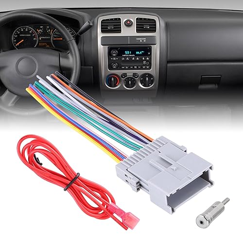 Arnés de cableado estéreo de repuesto para GM para Chevrolet para GMC para Buick para Cadillac Coche Radio Arnés de cable Adaptador de antena Kit de