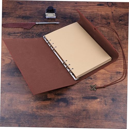 Miniatura 3 de COHEALI Libro de fotos para mujer, cuaderno de recortes, diario rojo para niñas