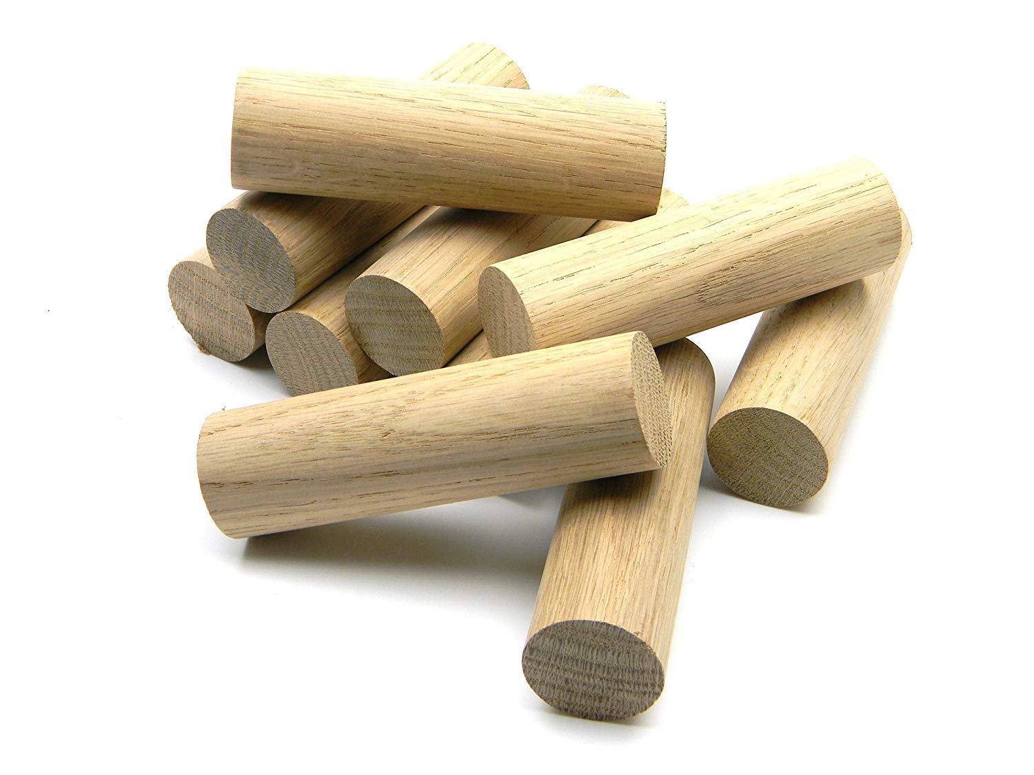 Oak Dowel 30mm x 100mm Length - Pack of 5 Dowels