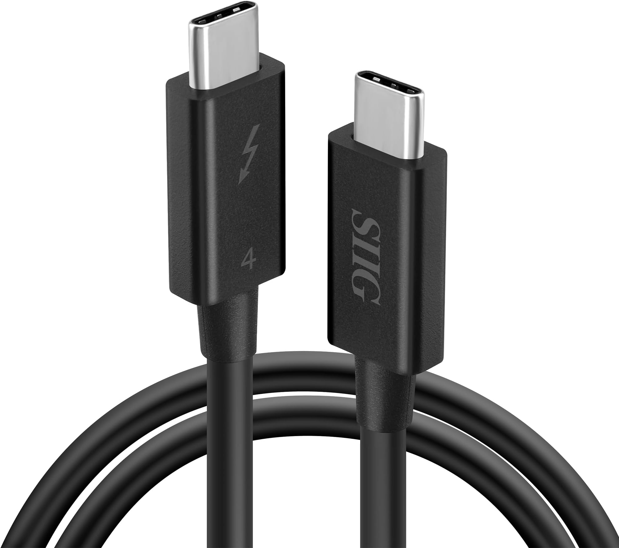 SIIGThunderbolt 4 USB-C Cable 2.3ft (0.7M), 8K@60Hz Display, 40Gbps Data Transfer, 240W Charging, Thunderbolt 4 USB C to USB C Cable, Intel Thunderbolt Certified (CB-TB0211-S1)