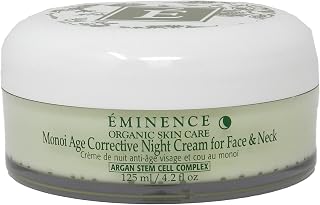 Eminence Monoi Age Corrective Night Cream For Face & Neck 4.2 Fl. oz Pro Size by Eminence