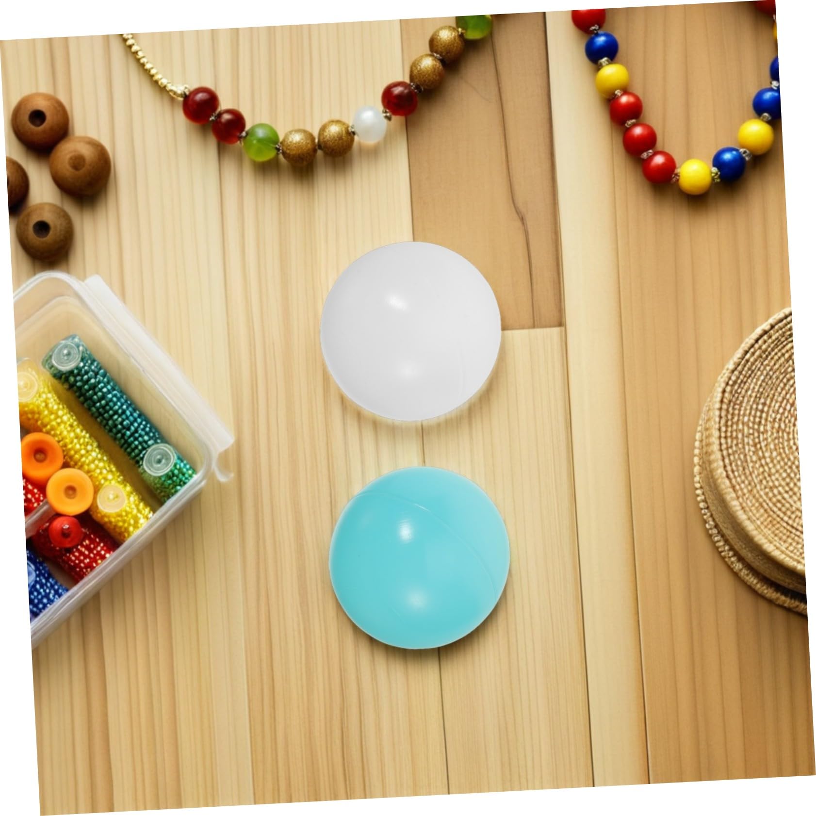 Bolas para Piscina Infantil 100 Piezas de Plástico Verde y Blanco
