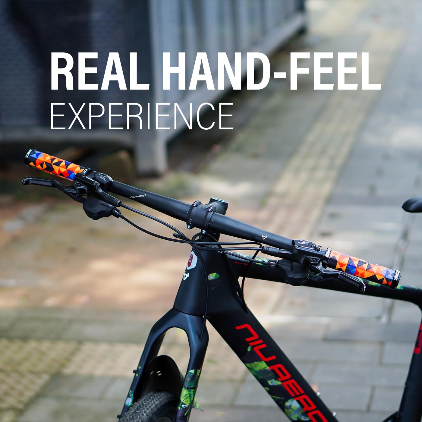 CNC Manopole per manubrio bici, impugnature in silicone MTB, impugnature in gel per mountain bike/BMX/biciclette..