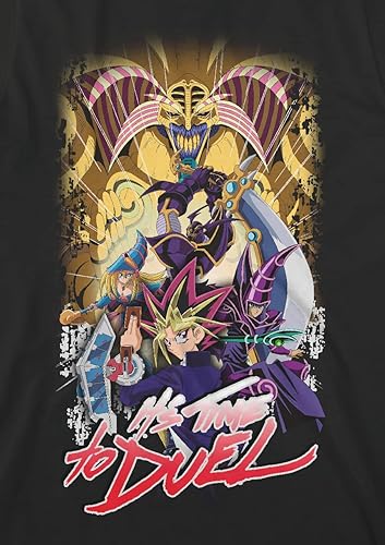 Miniatura 2 de Yu-Gi-Oh Yami Yugi Duel Monsters Crew Cuello Manga Corta Niños Camiseta Negra
