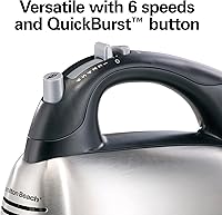 Vista 5 de Hamilton Beach Batidora de mano Softscrape