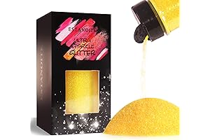 Nail Salon Grade Yellow Fine Glitter Powder