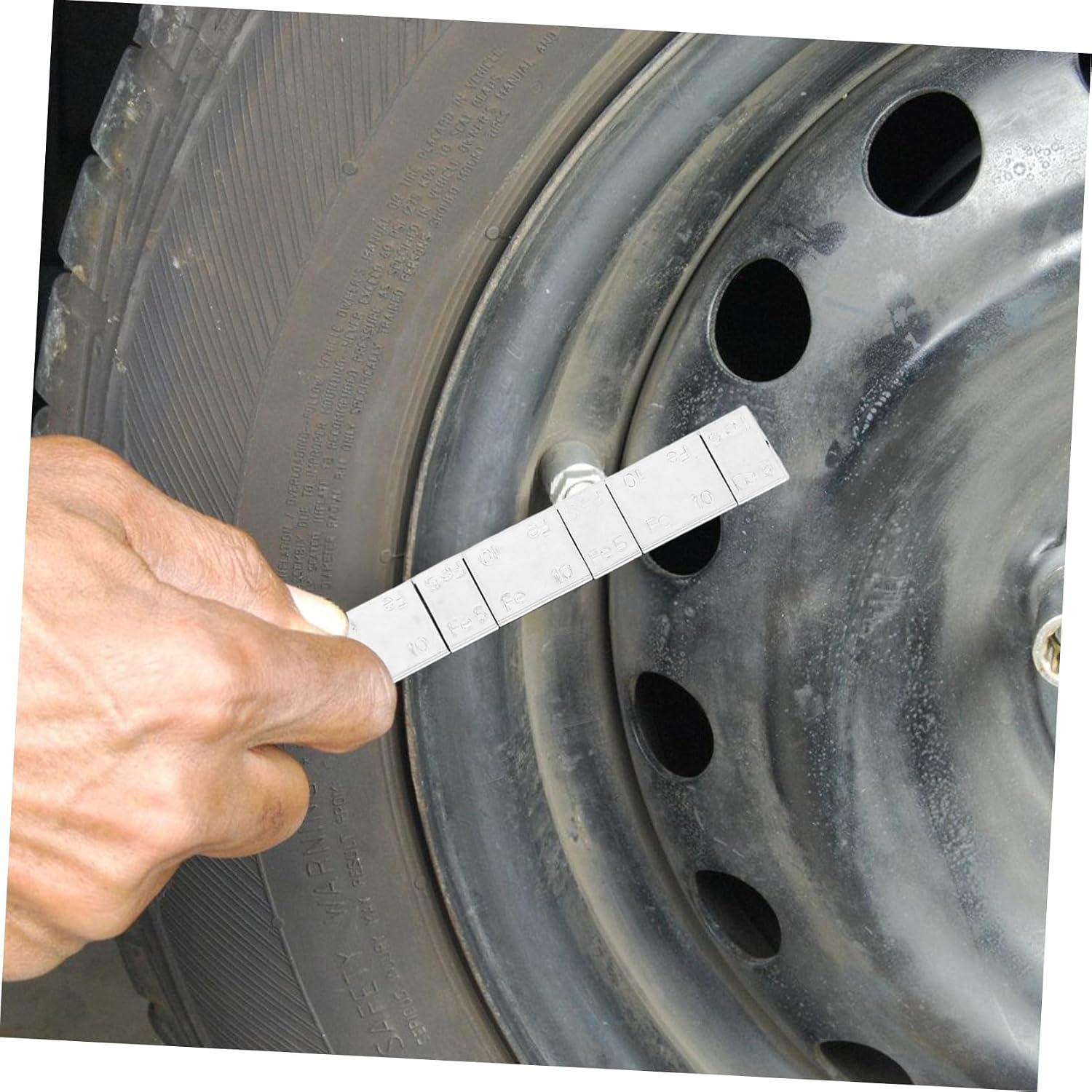 7-Piece Heavy Duty Auto Wheel Balancers Tire Weights Balance Blocks for Supplies
