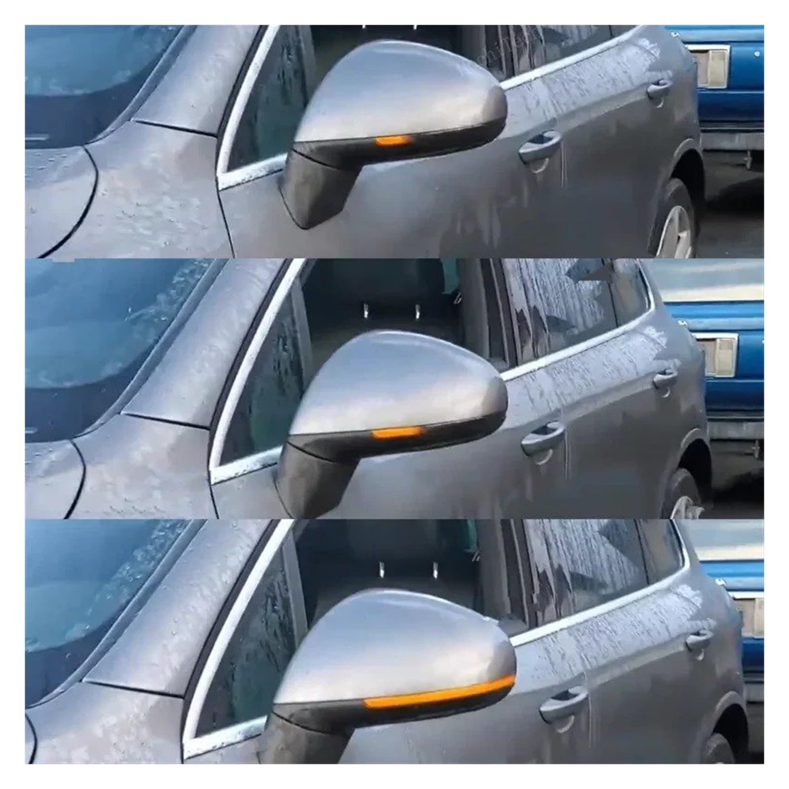 lntermitente Lateral para VW para Touareg II 7P 2010-2014 2015 2016 2017 2018 2 Uds. Lámpara Indicadora Luz Intermitente LED Espejo Lateral Coche Luz Señal Giro Dinámica Lámpara Señal Giro