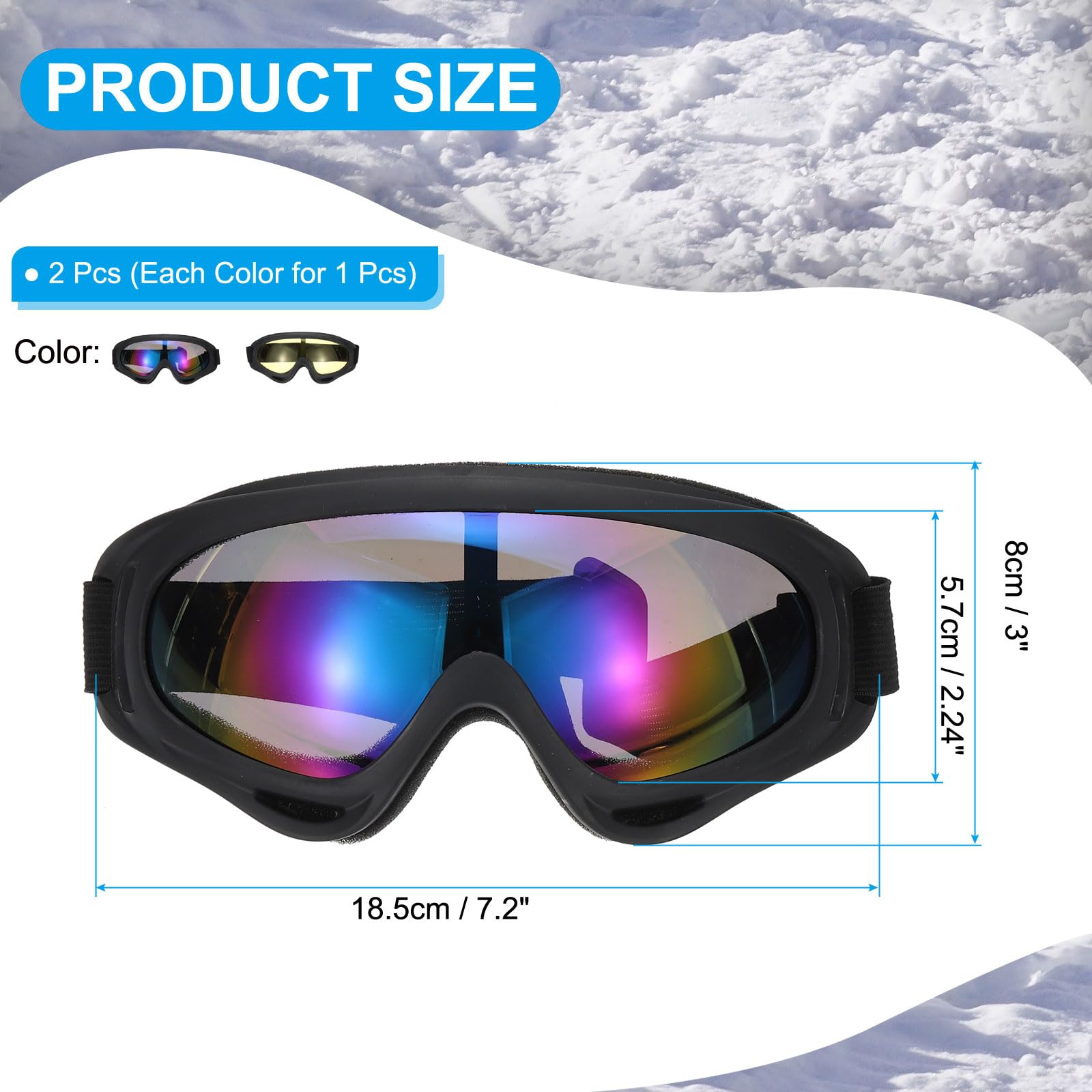 PATIKIL Dirt Bike Goggles - Image 2