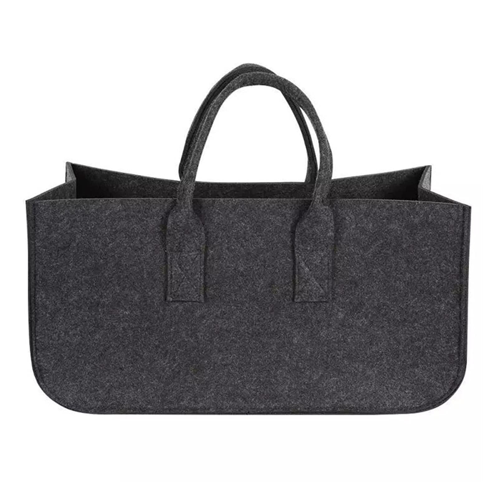 Borsa per Legna da Ardere all'aperto 1 pz camino in legno feltro sacchetto di stoccaggio cestino sacchetto feltro fuoco tasca legna da ardere canestro giornale Borsa Carring per Campeggio al Coperto