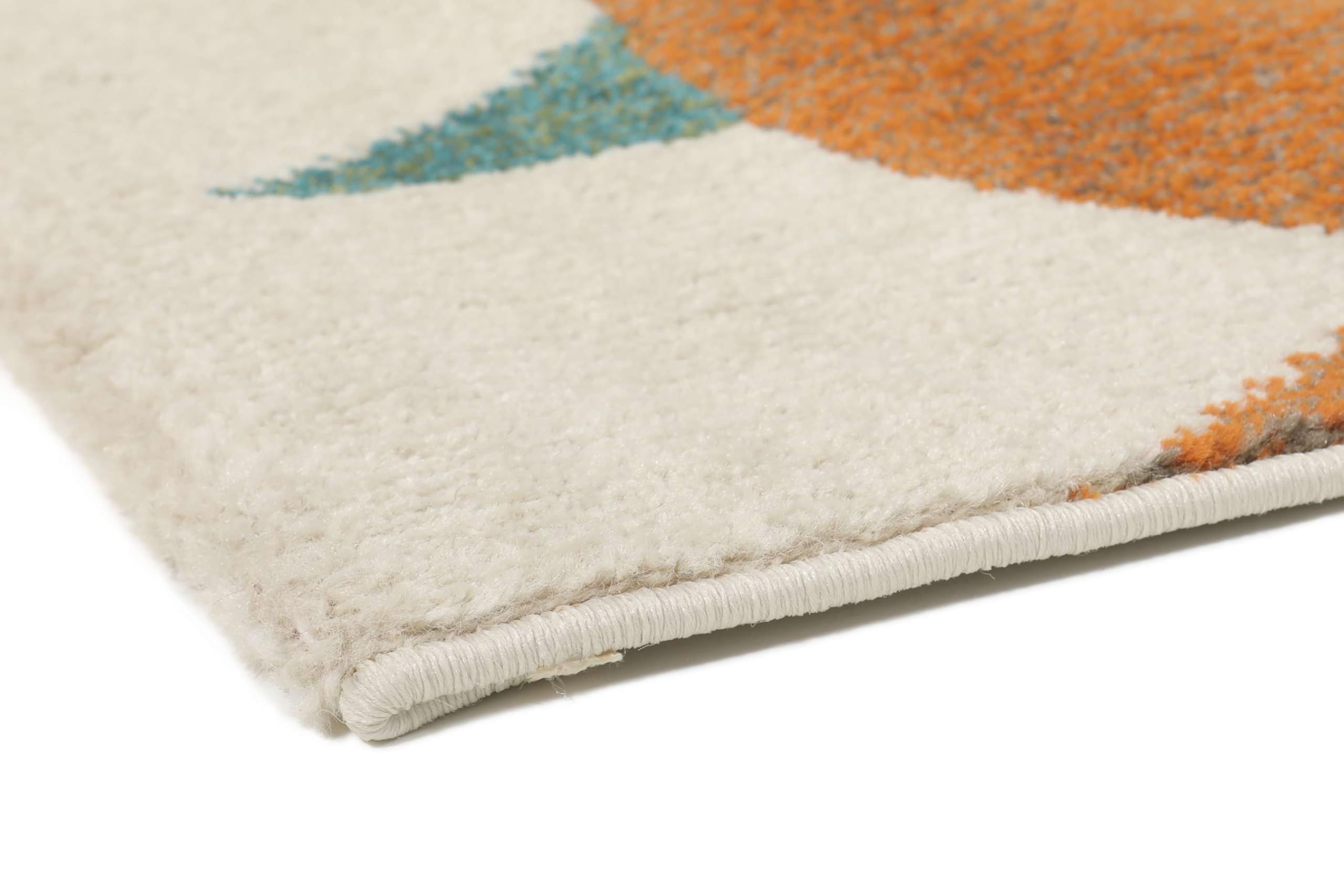 RugVista Fugl og fisk Tappeto, 140 x 200 cm, Beige/Multi | Moderni, I nostri designers, Rettangolare, Pelo medio, Lavabile solo a secco, Oeko-Tex 100, Soggiorno, Sala da pranzo
