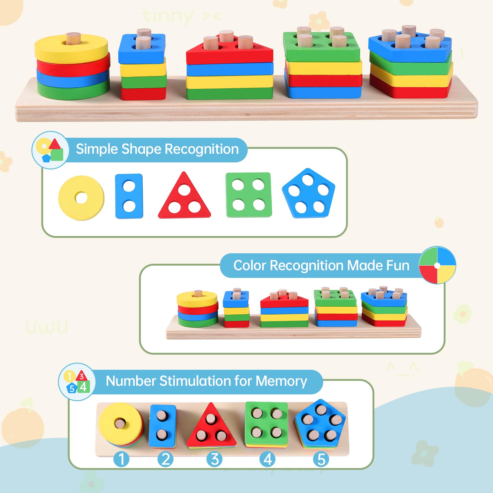 Giochi di puzzle per anziani con demenza, demenza Attività per anziani, Prodotti di Alzheimer in legno per anziani