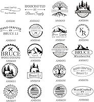 Vista 6 de Sello de leña personalizado para trabajadores de la madera - Hierro de marca personalizado para regalo